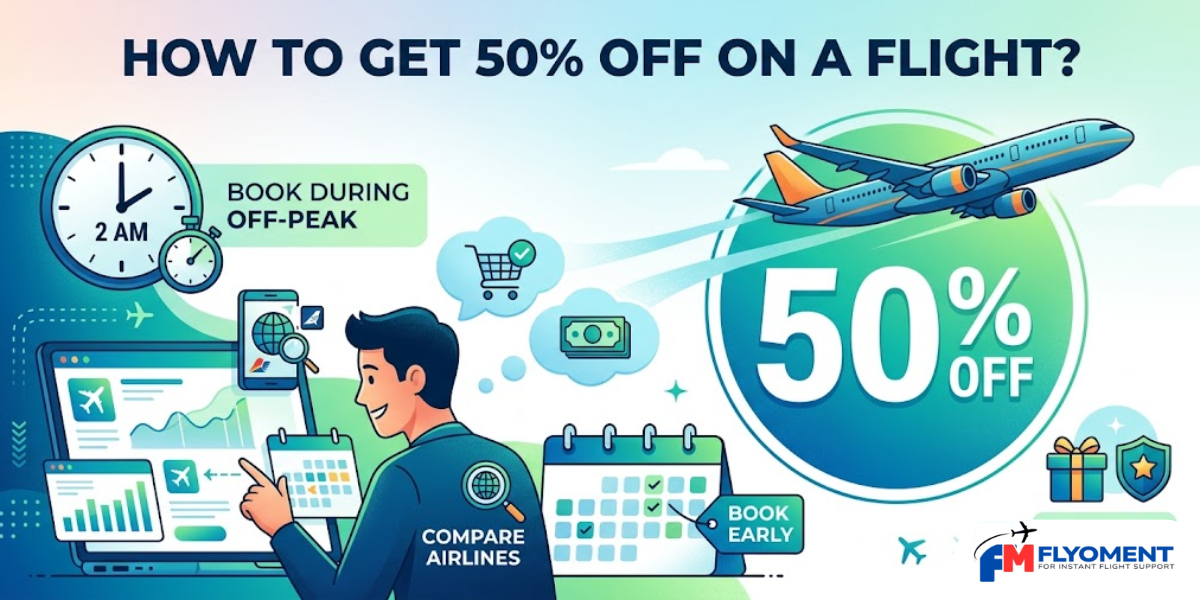 Read more about the article How To Get 50% Off On A Flight?