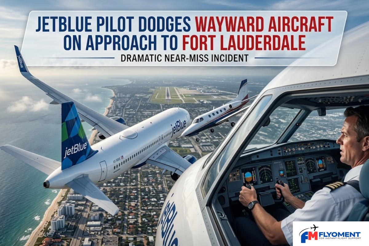 Read more about the article JetBlue Pilot Dodges Wayward Aircraft On Approach To Fort Lauderdale