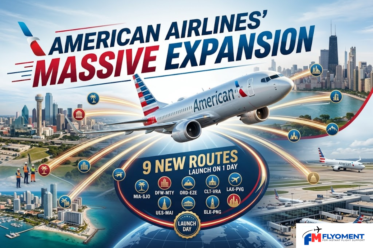 Read more about the article American Airlines’ Massive Expansion: 9 New Routes Launch On 1 Day
