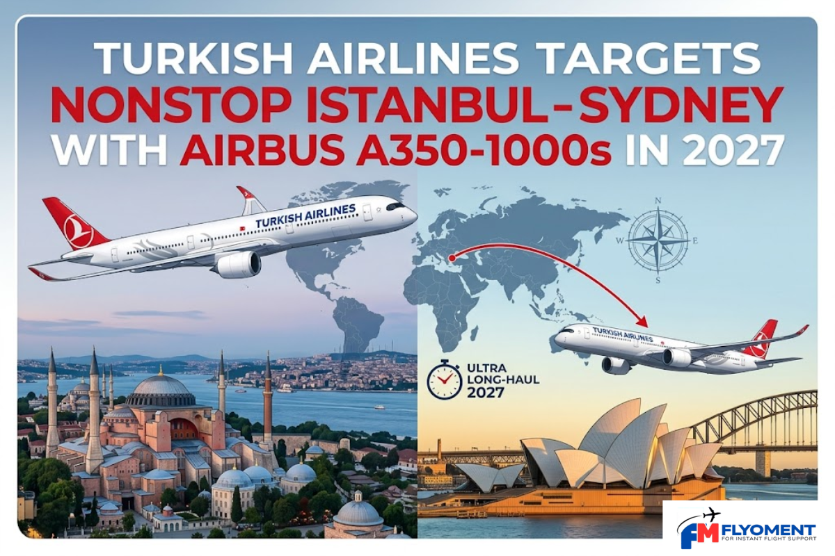 Read more about the article Turkish Airlines Targets Nonstop Istanbul-Sydney With Airbus A350-1000s In 2027