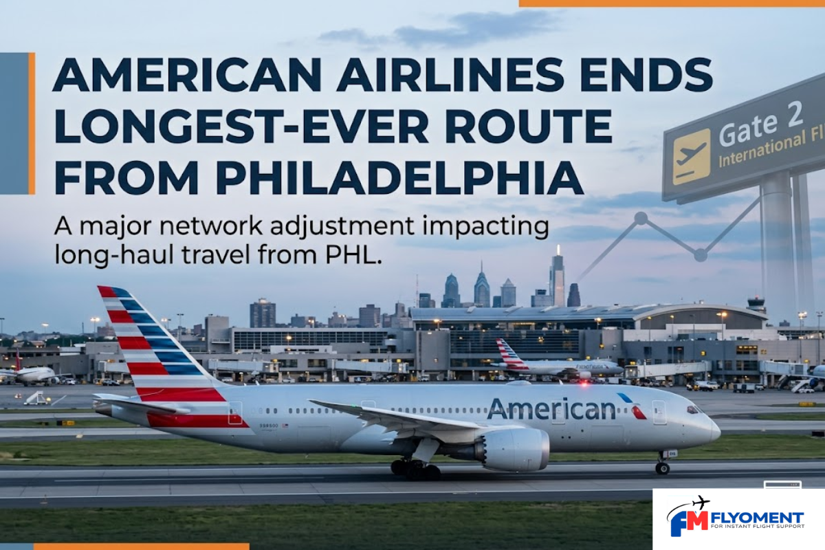 Read more about the article American Airlines Ends Longest-Ever Route From Philadelphia