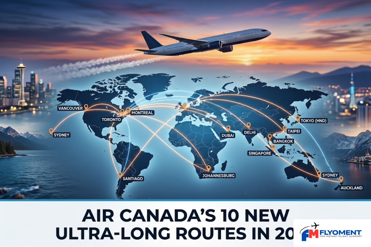 Read more about the article Air Canada’s 10 New Ultra-Long Routes In 2026