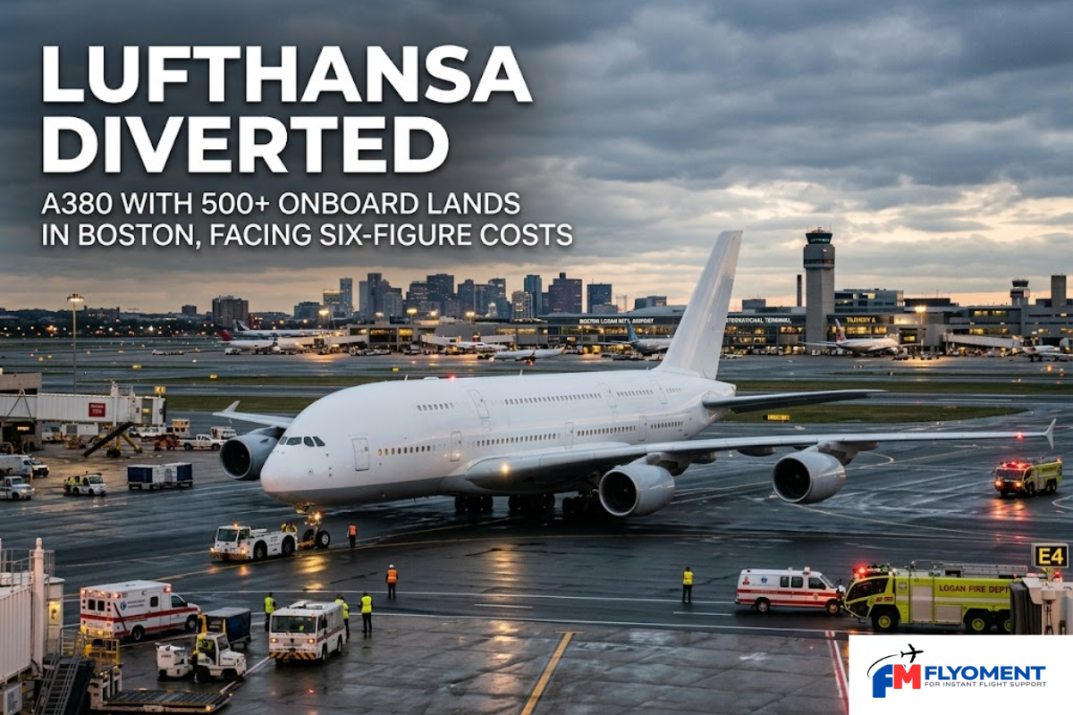 Read more about the article Lufthansa Faces Six-Figure Bill As A380 With 500+ Onboard Diverts To Boston