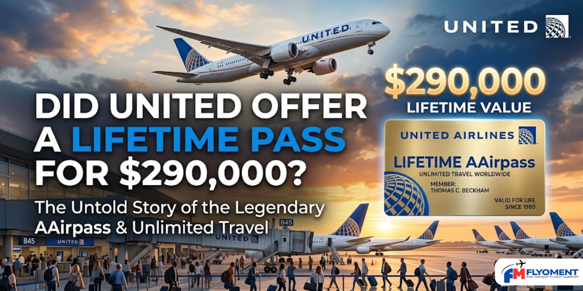 You are currently viewing Did United offer a lifetime pass for $290,000?
