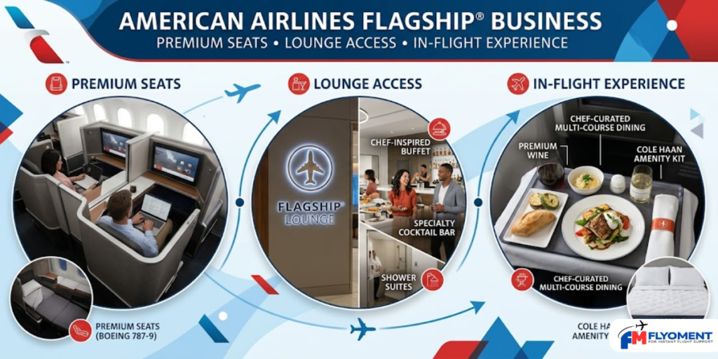 American Airlines Flagship Business: Premium Seats, Lounge Access & In-Flight Experience