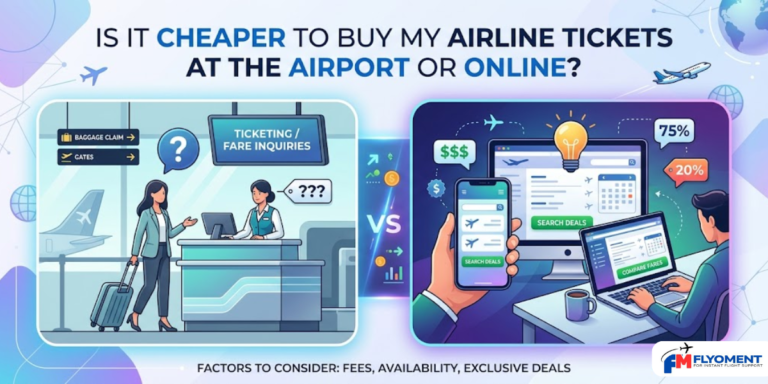 Read more about the article Is It Cheaper to Buy My Airline Tickets at the Airport or Online?