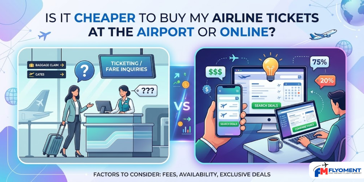 You are currently viewing Is It Cheaper to Buy My Airline Tickets at the Airport or Online?