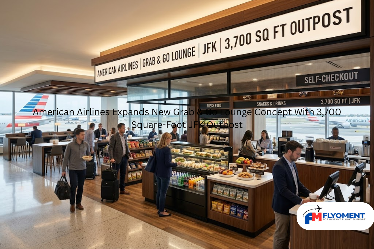Read more about the article American Airlines Expands New Grab & Go Lounge Concept With 3,700 Square-Foot JFK Outpost