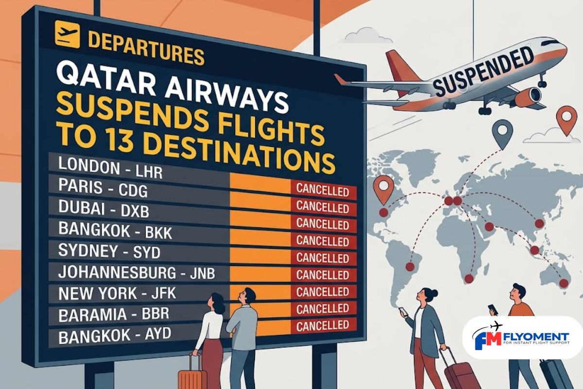 Read more about the article Qatar Airways Suddenly Suspends Flights To 13 Destinations